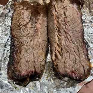 This my brisket nice and juicy like I like