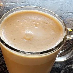 Breve coffee is a rich and creamy espresso-based drink made with steamed half-and-half instead of milk, and topped with frothed milk foam.