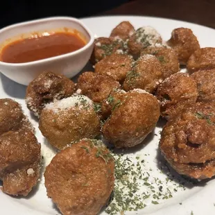 Fried mushrooms
