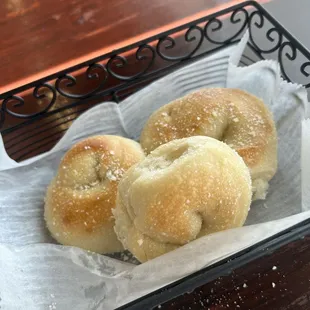 3 Rolls - warm &amp; soft &amp; parmeseany