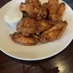 Another view of the wings