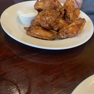 Garlic chicken wings