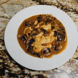 Chicken Marsala with mushrooms!
