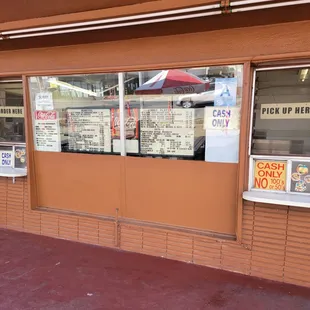 Front counter where you order and pick up
