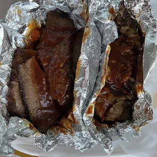Brisket/pulled pork