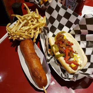 Hand-Dipped Corn Dog