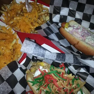 Blue Cheese Slaw Dog