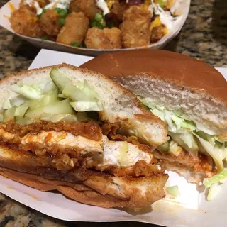 Spicy Crispy Fried Chicken Sandwich