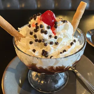 Ice cream sundae