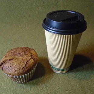 A "Depth Charge" and a fresh muffin - to keep me awake on my way back home.