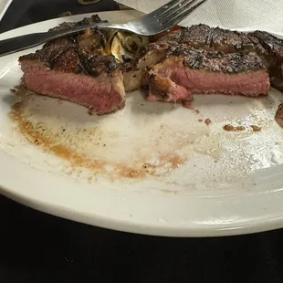 Second time it was cooked, nearly there but still a little rare