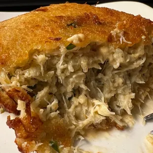 Plenty of crab in the crab cakes!