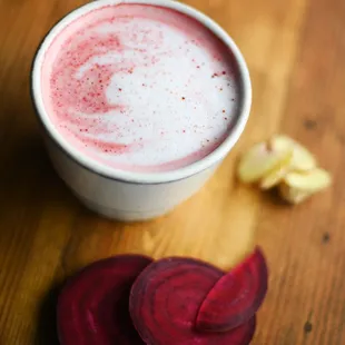 Beetroot Latte off our Salud menu