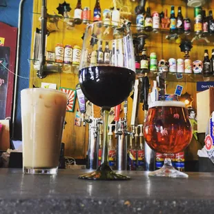 Joe (coffee) Vinny (wine) Bronsons (beer)