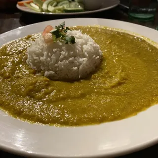 Daal over Basmati Rice