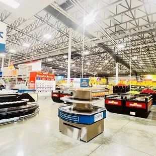 the inside of a grocery store