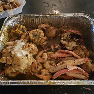 Seafood platter