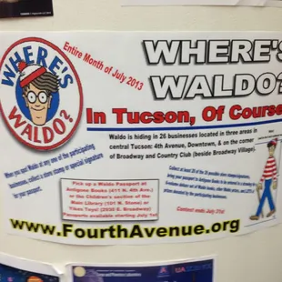 So you have your Waldo passport?