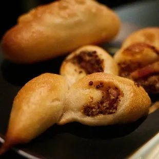 Examples of bread service - bacon epi