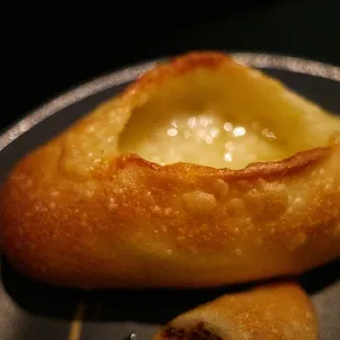 Examples of bread service - Comte cheese