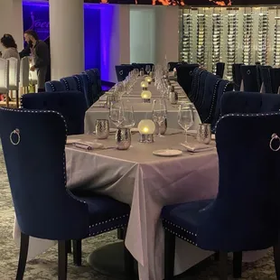 Inside main dining room