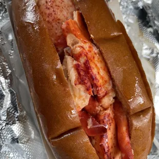 Lobster  sandwich.