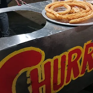 churros on a cart