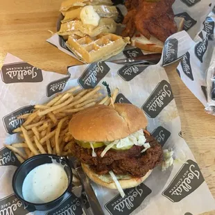 Sammie Only (Classic, Pimento or Slaw), 2 Big Wings &amp; Waffles