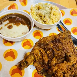 QUARTER DARK RED-SKIN MASHED POTATOS WITH GRAVY equally fantastic!!!