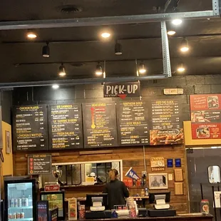 the menu