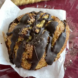 Triple chocolate scone