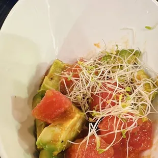 Tuna and avocado