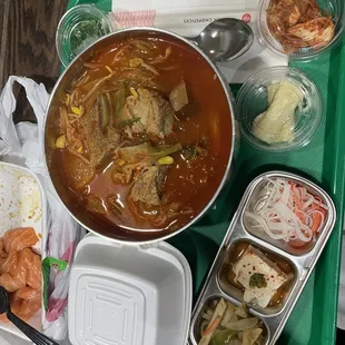 Braised beef spicy soup