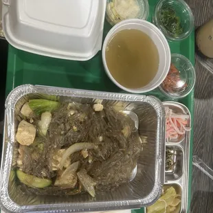 Tofu japchae