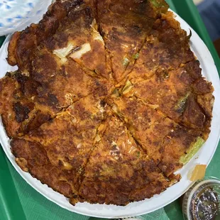 Kimchi pancake