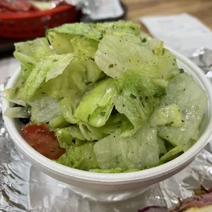 Green salad, small $2.84