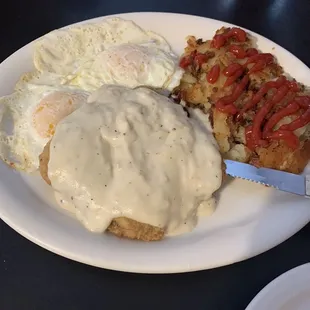 Chicken Fried Steak Breakfast