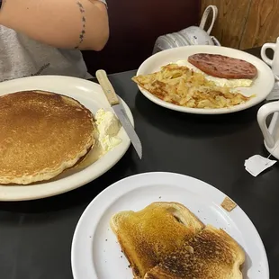 pancakes, food