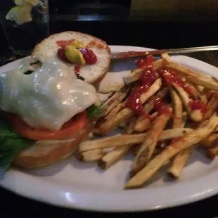 Mushrooms &amp; Swiss burger