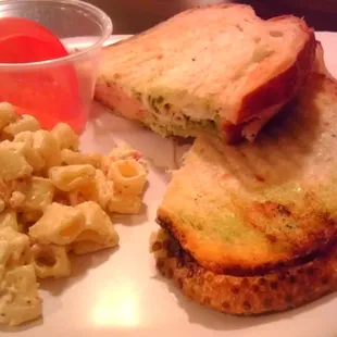 Mozzarella and Pesto Sandwich