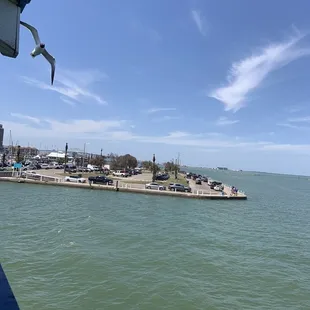 View of the bay from the 2nd-floor deck.