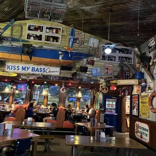 the inside of the restaurant