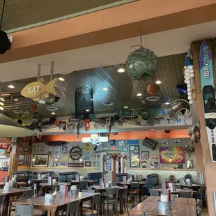 interior, sushi and sashimi