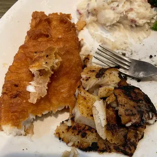 Fried Fish, Baked Fish. Both terrible tasting.