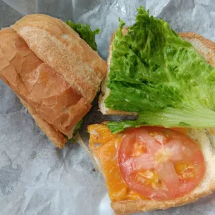 I asked for everything, and all I  got was lettuce and tomato.