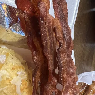 Super crispy and delicious bacon