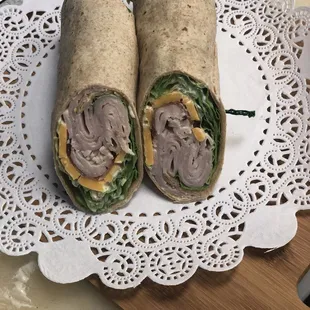 Turkey club wrap