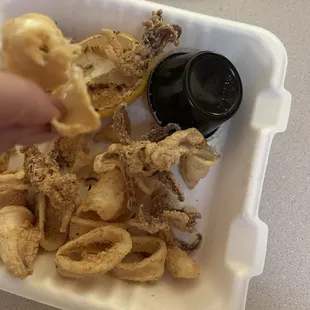 Inedible calamari