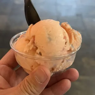 Homemade Ice Cream (Cotton Candy)