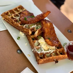 Waffles and Chicken